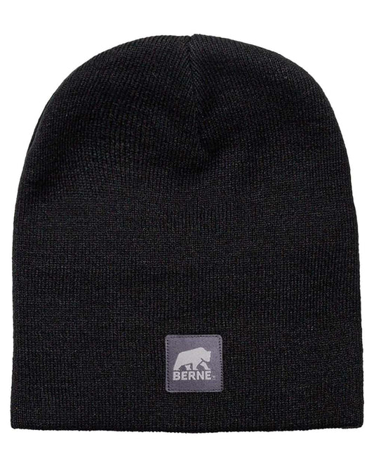 Berne Apparel H149 Heritage Knit Beanie — Black
