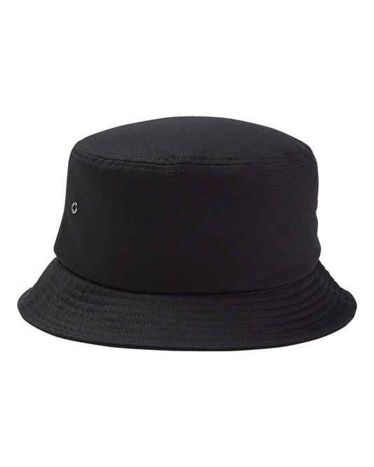 Big Accessories BA534 Chino Twill Crusher Bucket Hat — Black