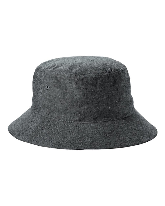 Big Accessories BA676 Crusher Bucket Hat — Black Denim