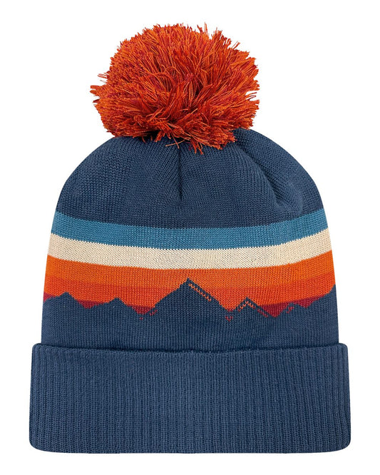 LOCALE GRNDSR Grand Recycled Beanie — Alpenglow/ Navy