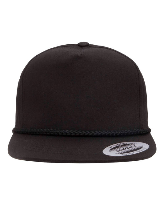 YP Classics 6002YP Classic Poplin Golf Cap — Black