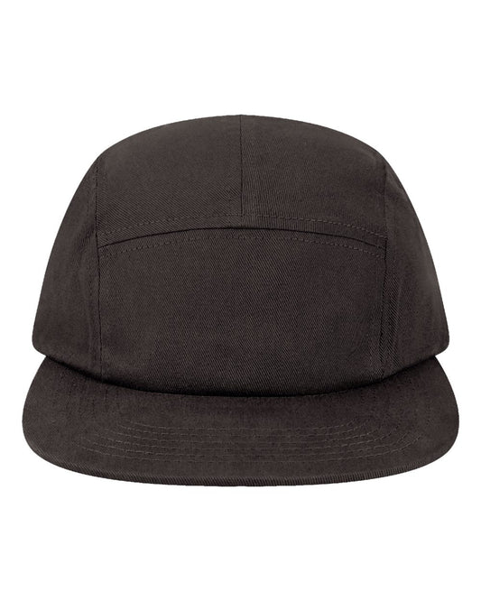 LOCALE CAMPER Five-Panel Camper Hat — Black