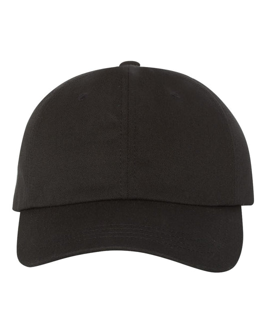 YP Classics 6245CM Classic Dad Hat — Black