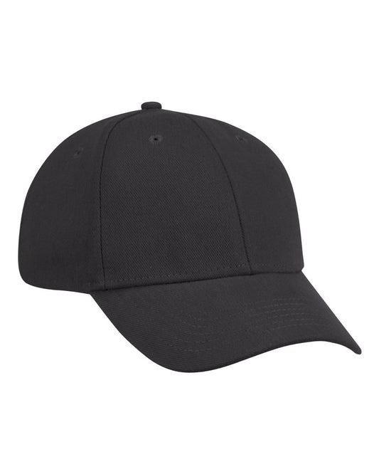 Red Kap HB20 Polyester Ball Cap — Black