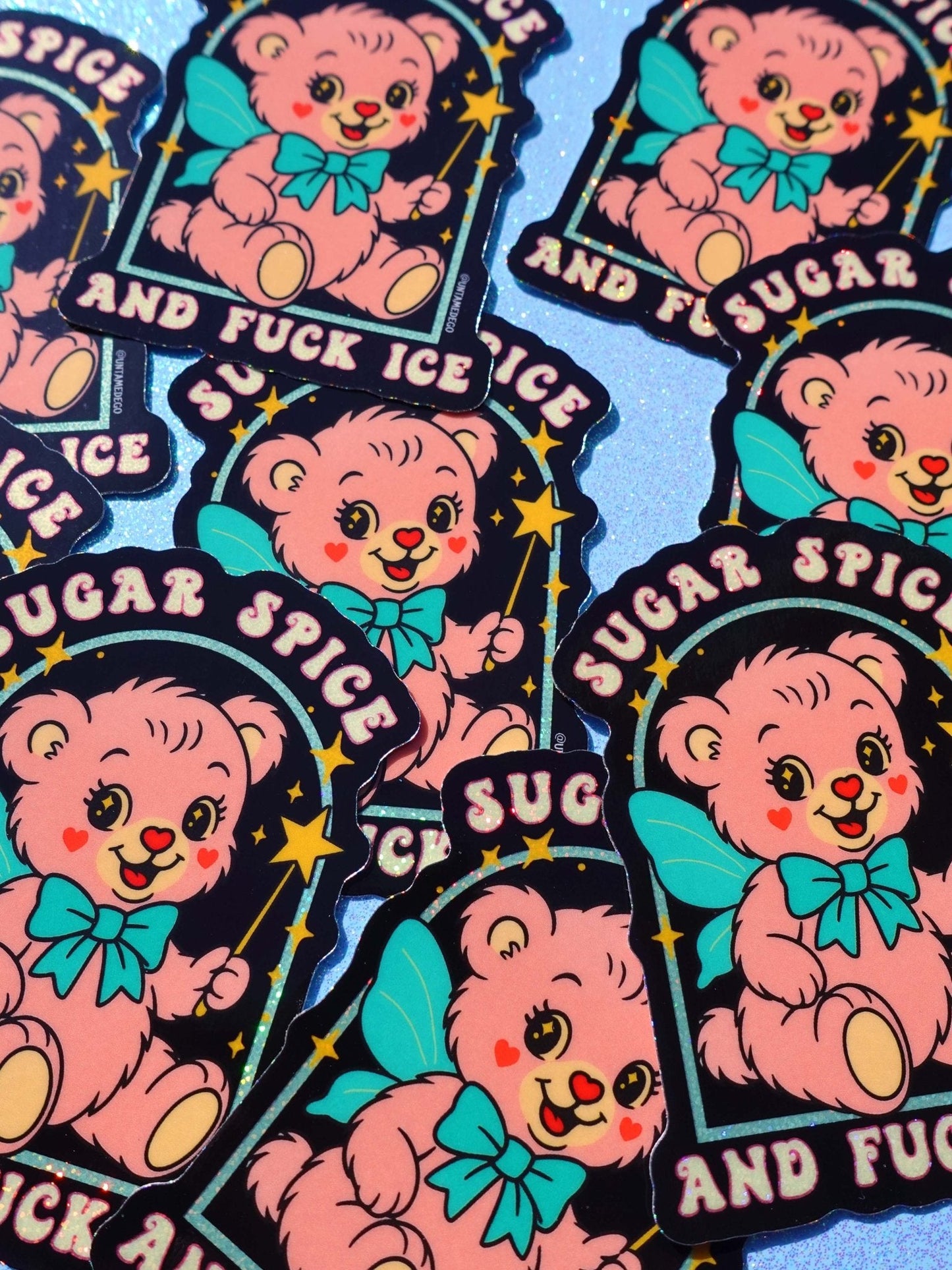 Sugar Spice and Fuck ICE Sticker